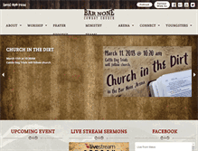 Tablet Screenshot of barnonecowboychurch.org